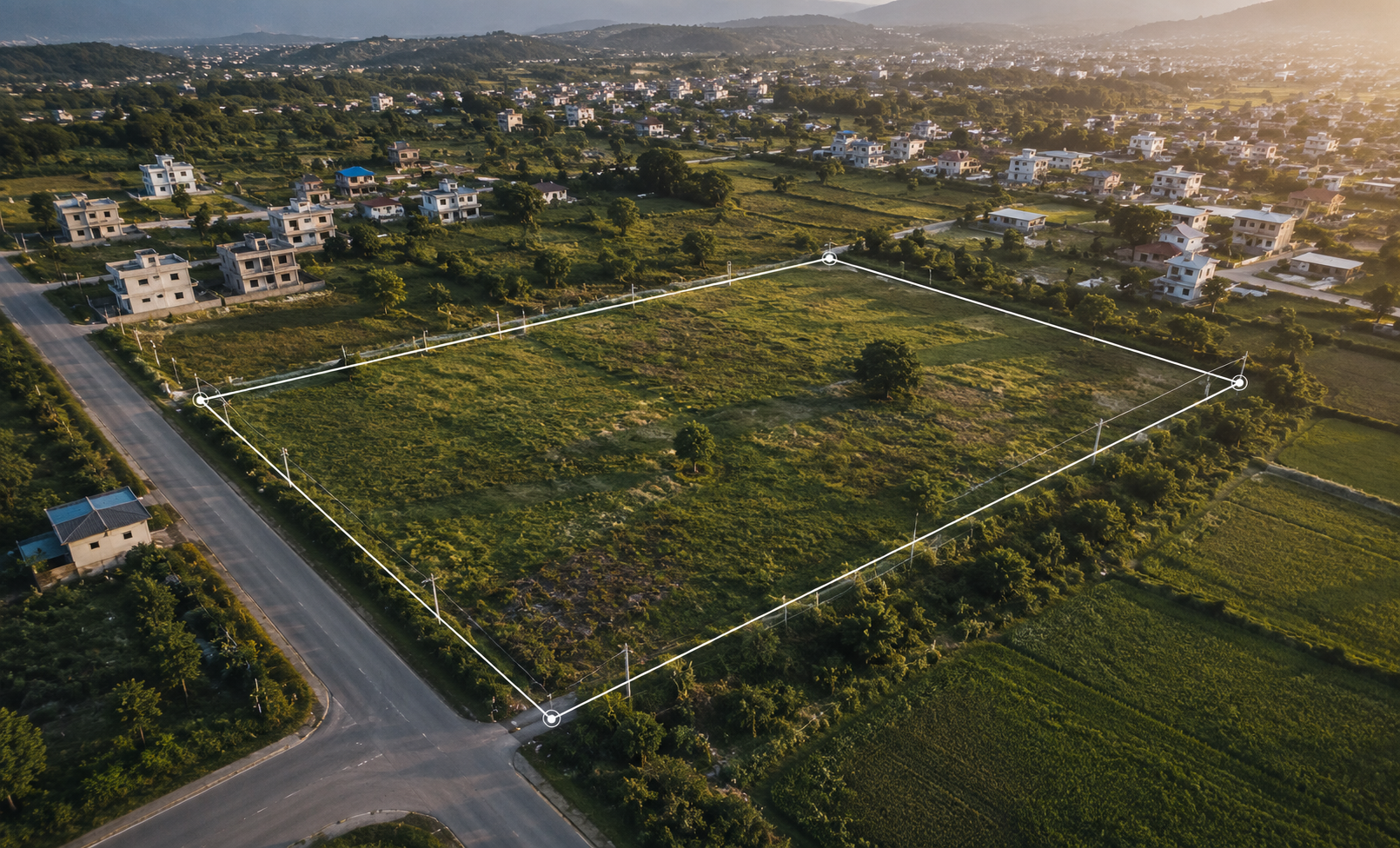 Land Plot Tracing